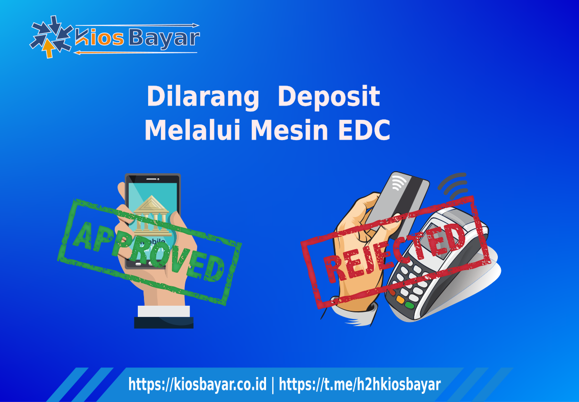 cara deposit melalui EDC